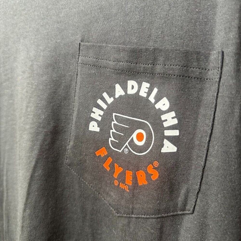 Philadelphia Flyers Shirt Womens Small Black NHL Long Sleeve Crew Neck NWT - Picture 2 of 8
